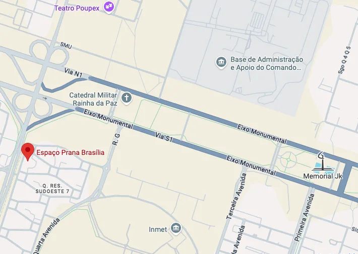 Mapa Brasília